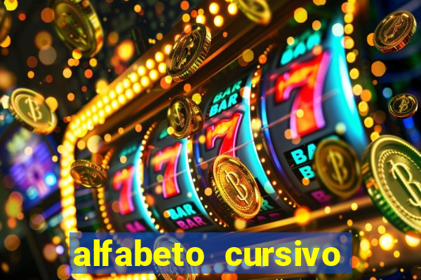 alfabeto cursivo pontilhado para imprimir pdf