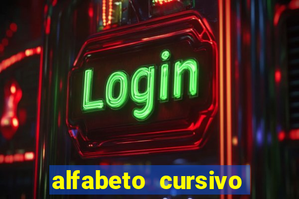 alfabeto cursivo pontilhado para imprimir pdf