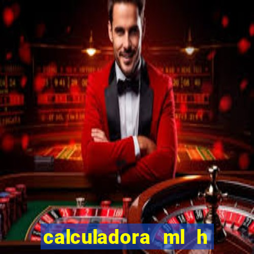 calculadora ml h para mcg kg min