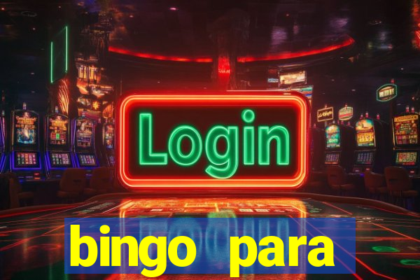 bingo para despedida de solteira para imprimir