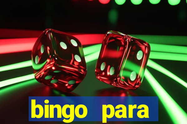 bingo para despedida de solteira para imprimir