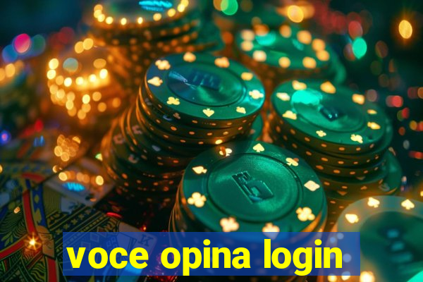 voce opina login