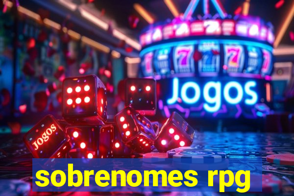 sobrenomes rpg