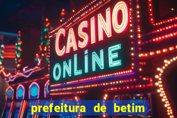 prefeitura de betim - contracheque online