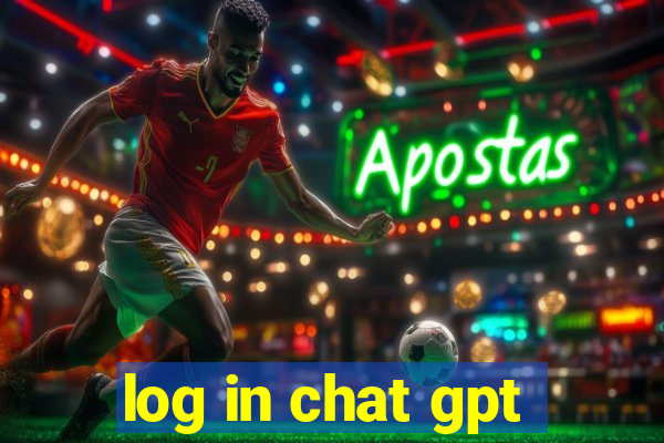 log in chat gpt