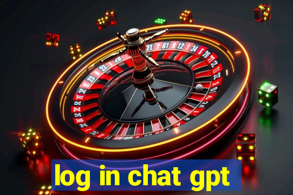 log in chat gpt