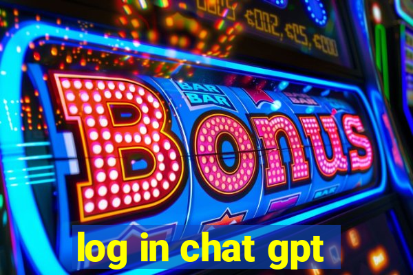 log in chat gpt