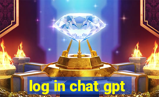 log in chat gpt