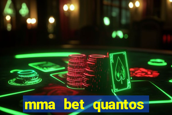 mma bet quantos saques por dia