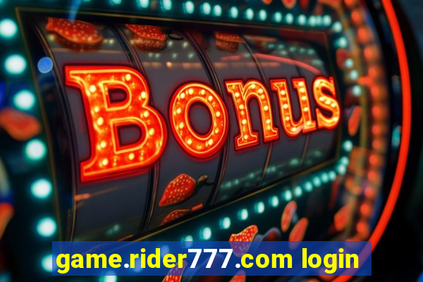 game.rider777.com login