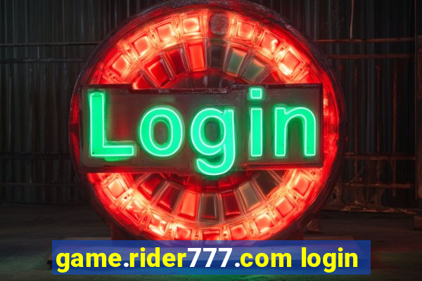 game.rider777.com login