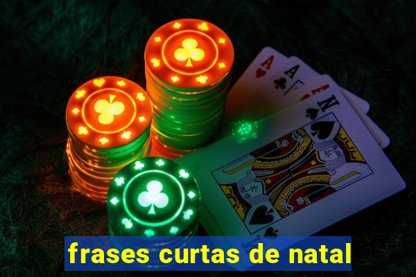 frases curtas de natal