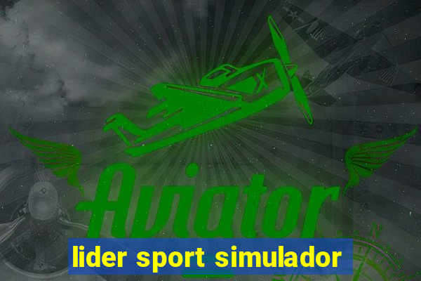 lider sport simulador