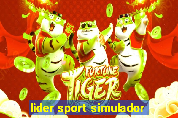 lider sport simulador