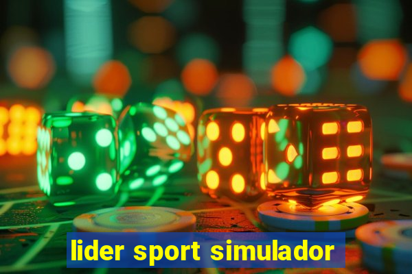 lider sport simulador