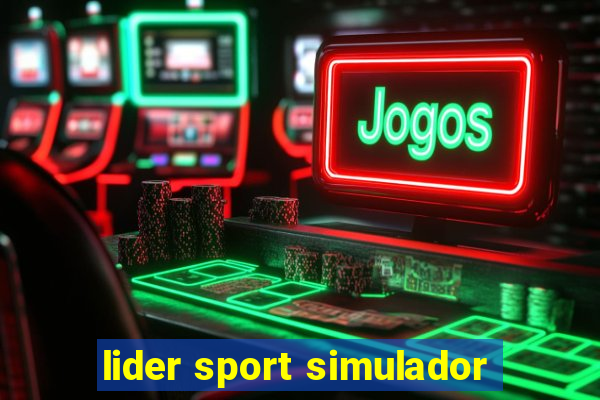 lider sport simulador