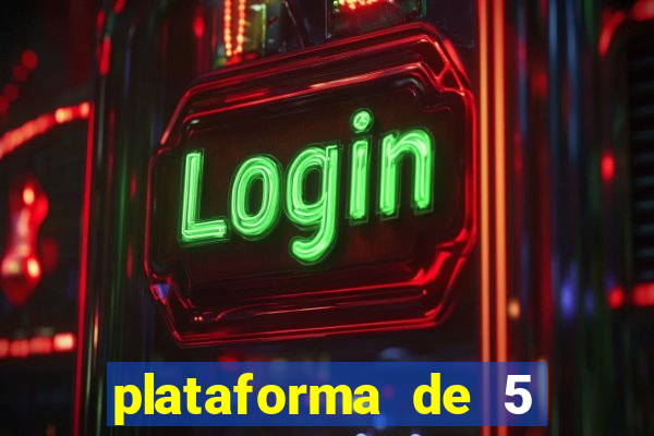 plataforma de 5 reais fortune tiger