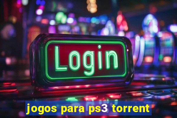 jogos para ps3 torrent