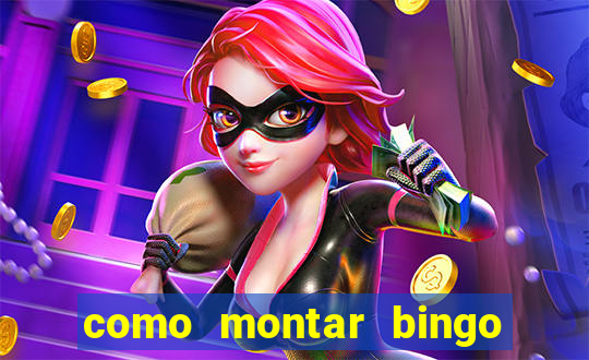 como montar bingo brinquedos toia