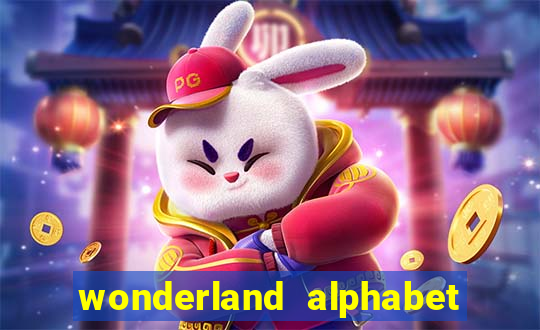 wonderland alphabet comic studio