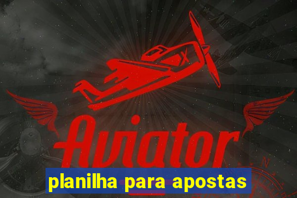 planilha para apostas