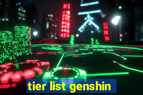 tier list genshin