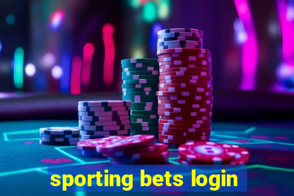 sporting bets login