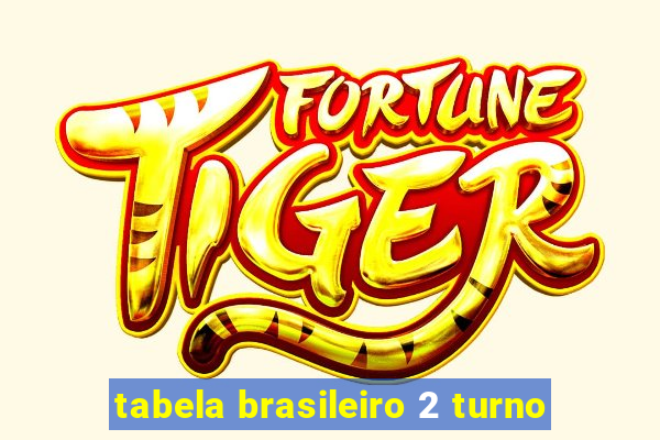 tabela brasileiro 2 turno