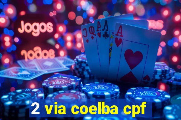 2 via coelba cpf