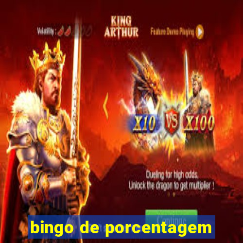 bingo de porcentagem