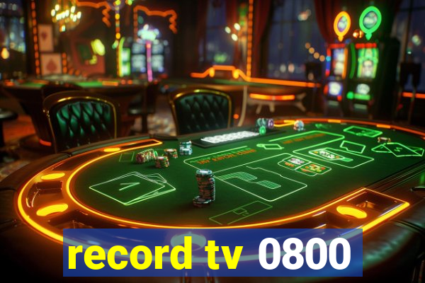 record tv 0800