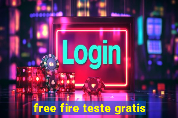 free fire teste gratis