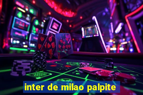 inter de milao palpite