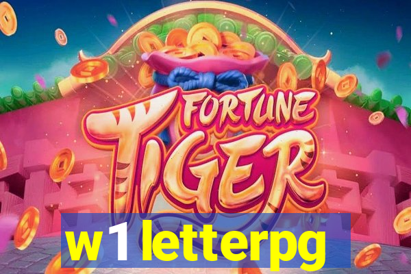 w1 letterpg