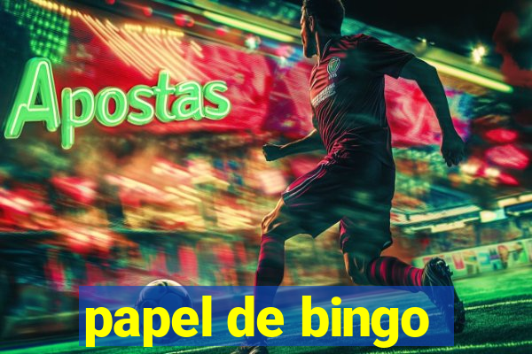 papel de bingo