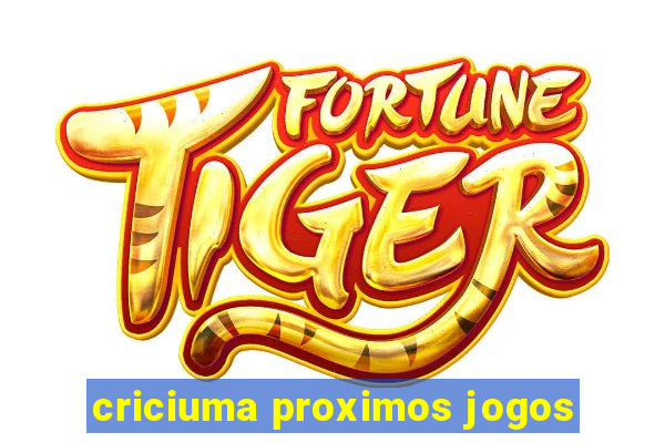 criciuma proximos jogos