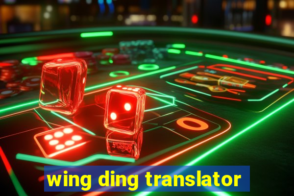 wing ding translator