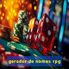 gerador de nomes rpg