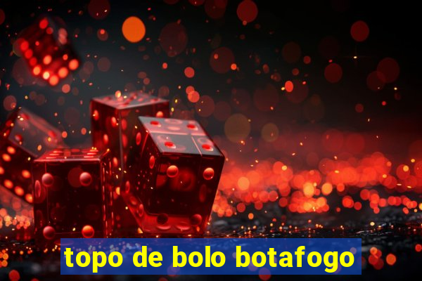 topo de bolo botafogo