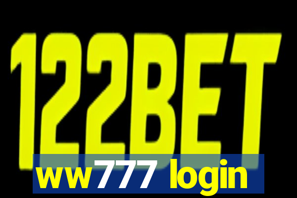 ww777 login