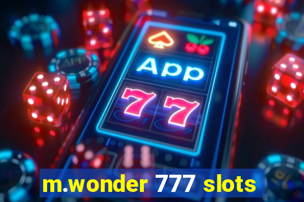 m.wonder 777 slots