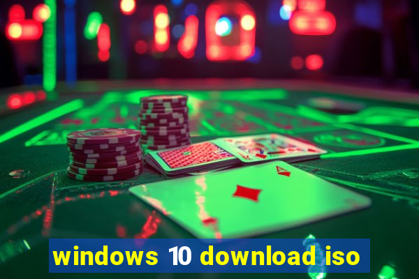 windows 10 download iso