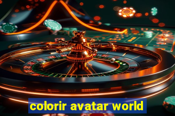 colorir avatar world