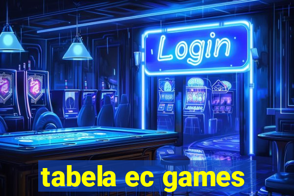 tabela ec games