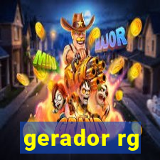 gerador rg