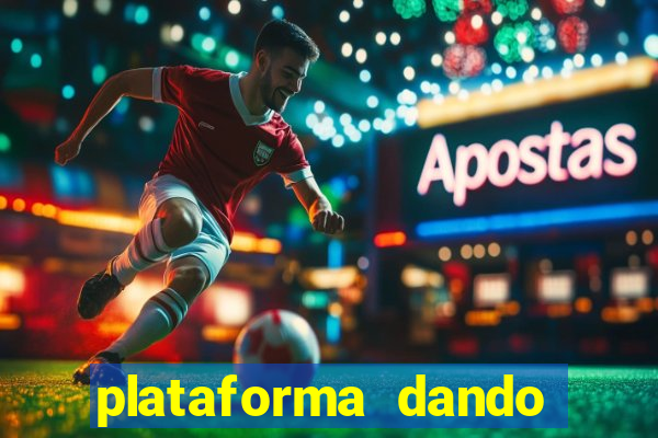 plataforma dando bonus de cadastro