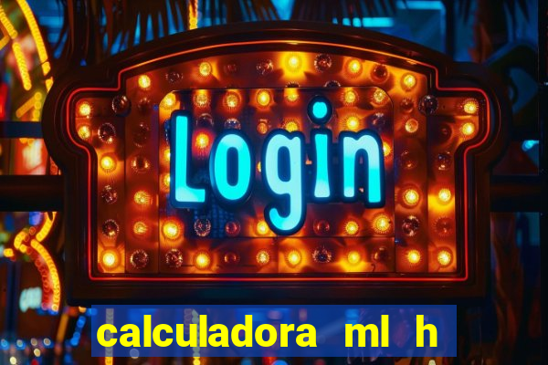 calculadora ml h para mcg kg min