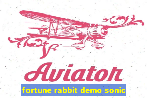 fortune rabbit demo sonic