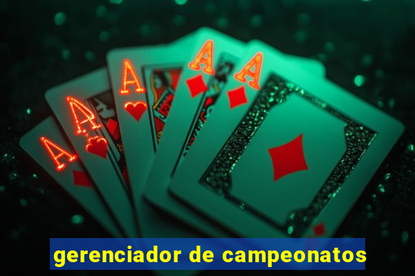 gerenciador de campeonatos