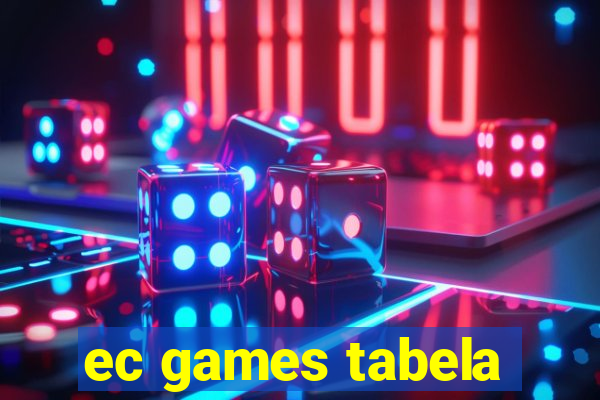 ec games tabela